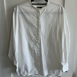 The Row white cotton shirt